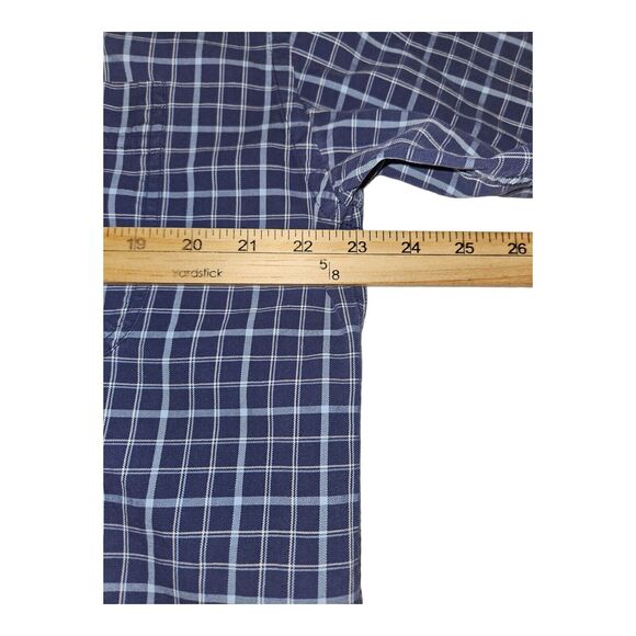 George Strait Wrangler Button Down Long Sleeve Men's XL Blue Western Cowboy - Picture 3 of 5